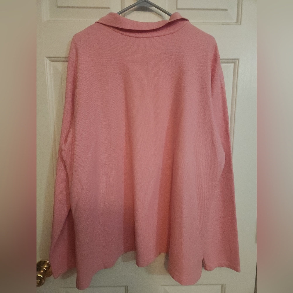 L.L. Bean Soft Pink Long Sleeve Shirt - Picture 4 of 4